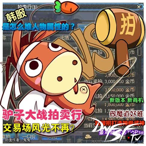 《6070DNF游戏周刊第一期:变强与赚钱》